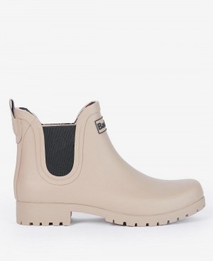 Barbour Wilton Women's Wellingtons Beige | Australia_BAR34623